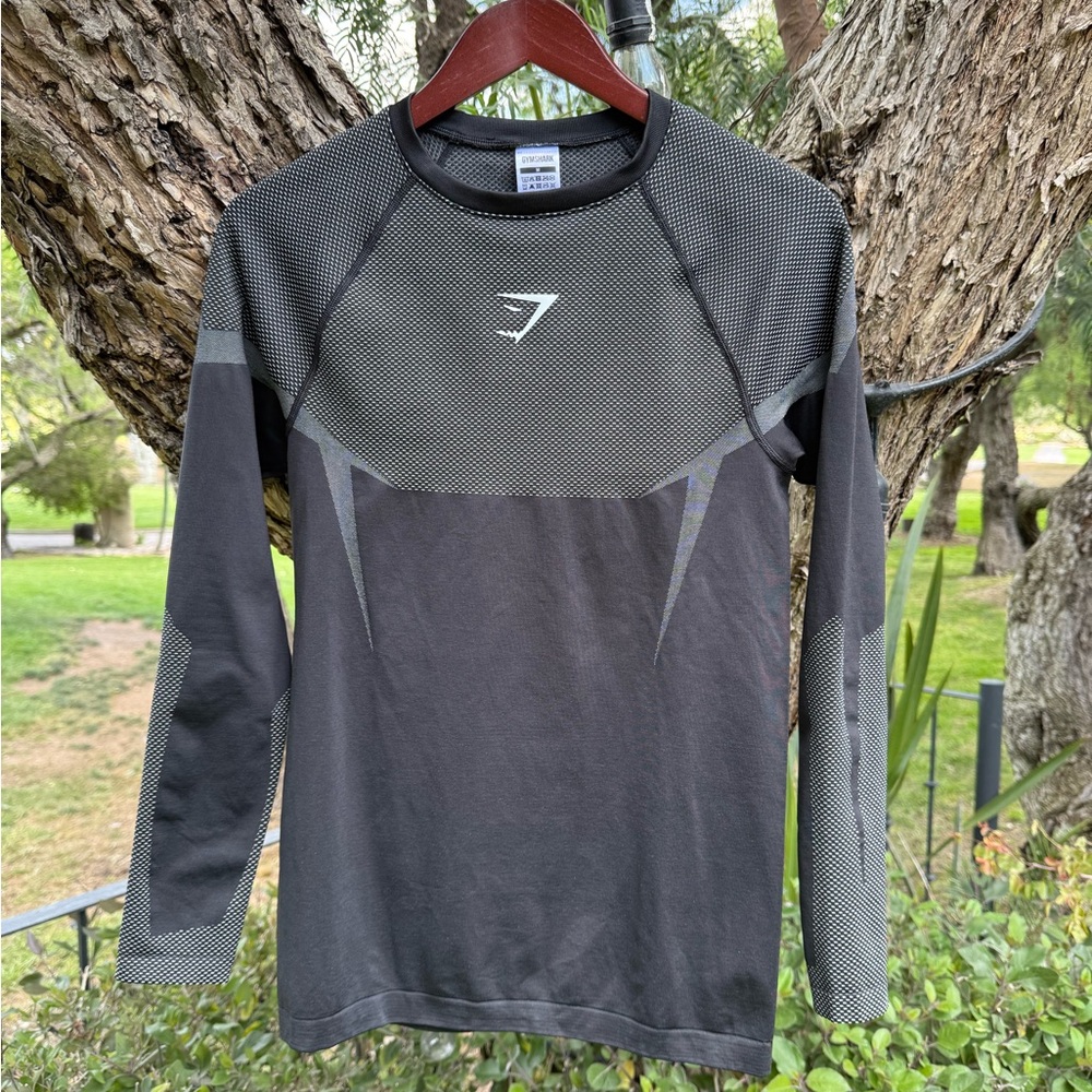 Gymshark Onyx Long Sleeve Compression T-Shirt